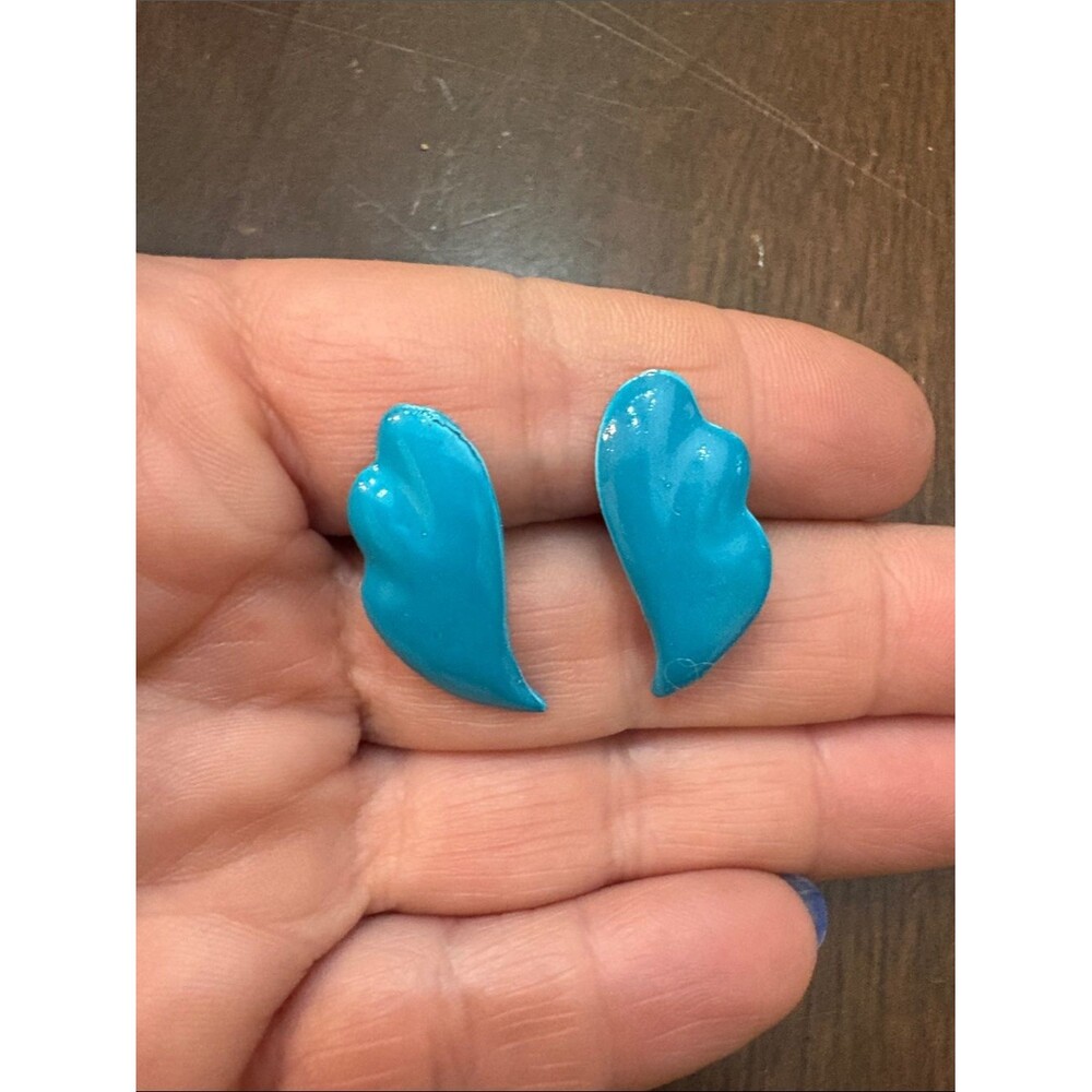 Sky Blue Angel Wing Earrings